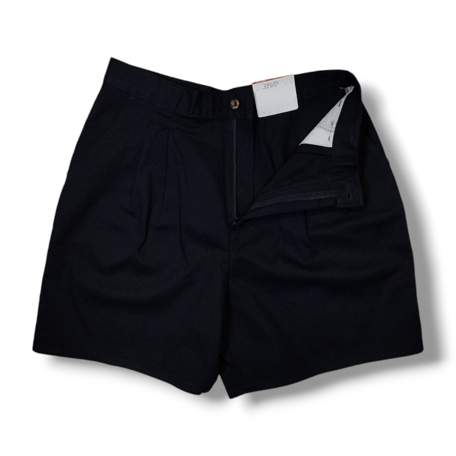 Vintage Chick Tribeca Black High Waisted Mom Shorts Women's Size 16 — image 7 of 8